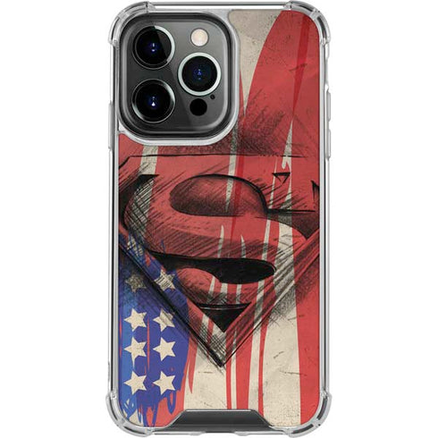 DC Comics Superman Crest iPhone 16 Pro Clear Case